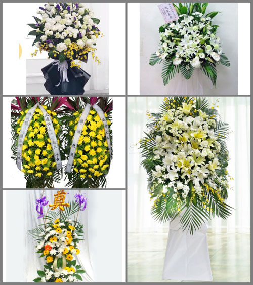 福建泉州晋江市龙湖镇溪后村白事花篮预定